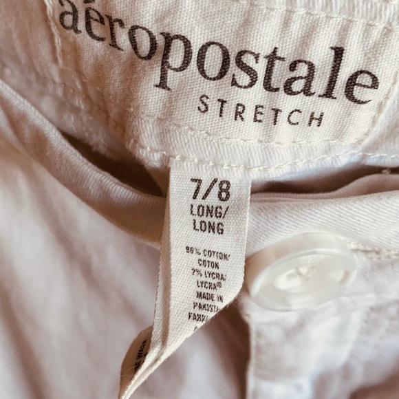 White Aeropostale Jeans Size 7/8 Long - Picture 3 of 7